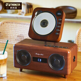 THINKYA 发烧CD播放机 桌面CD机蓝牙木质音响 3D立体音 高保真解析 光纤无损输出 A6