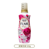 花王（KAO） FLAIR衣物柔顺剂婴儿可用衣物柔软剂日本进口衣服护理剂 520g*1瓶 甜蜜花香