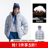 骆驼（CAMEL）【拒水羽绒】户外羽绒服冬新款中长款男女加厚外套羽绒服