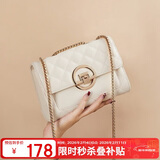 红蜻蜓（RED DRAGONFLY）包包女包牛皮斜挎单肩包方包送女友老婆妈妈情人节新年生日礼物