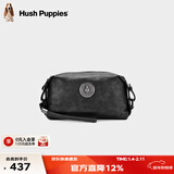 暇步士（Hush Puppies）男士手包轻奢高档品牌真皮商务手抓包新款头层牛皮双色手拿包礼物 银灰色HA-1811711W-5813