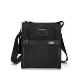 弹道尼龙Alpha3男士斜挎手提包商务休闲纯色可扩展托特包 黑色小号/02203110