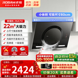 老板（Robam）油烟机小尺寸 侧吸22立方家用大吸力抽油烟机 免拆洗/低噪音 以旧换新 一级能效（升级款26A5SH） 26A7H