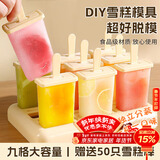 拜杰冰块模具自制雪糕模具食品级冰淇淋冰棒冰棍冰格冰激凌模具