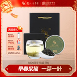 乾红 2025新茶 宜兴阳羡雪芽烘青绿茶茶叶 明前8800雪芽罐装50g