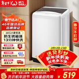 威力（WEILI）波轮洗衣机 6KG 洗衣机全自动 洗衣机小型 租房宿舍神器 以旧换新 雅白色 XQB60-6099B 