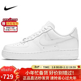 耐克NIKE男空军一号AF1 新年礼物 运动鞋CW2288-111白40