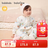 巴拉巴拉童装婴儿连体衣新生儿宝宝包屁衣服男女童冬装爬行服加厚保暖软萌
