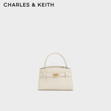 CHARLES&KEITH鳄鱼纹凯莉包手提包斜挎婚包包女包生日礼物CK2-50270880-1