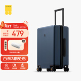 地平线8号（LEVEL8）行李箱密码拉杆箱男女托运大容量万向轮学生旅行者PC箱 24英寸蓝