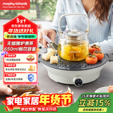 摩飞电器（Morphyrichards）养生壶 电陶炉煮茶器煮茶炉多功能围炉煮茶黑茶花茶泡茶蒸茶器不挑器具0.65L MR6083 白