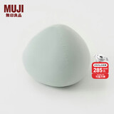 MUJI可当成腰垫使用的柔软靠垫 抱枕腰托靠枕腰靠 淡绿色 35*35*35cm