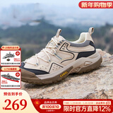 骆驼（CAMEL）【踏山】户外登山鞋男秋冬新款透气舒适徒步运动工装鞋子 G14S342046 杏色 43