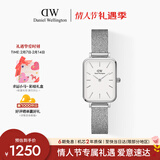 丹尼尔惠灵顿（DanielWellington）DW女士手表复古小方表轻奢小众石英腕表送女友情人节礼物DW438