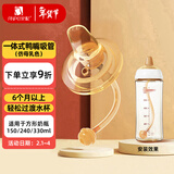 安配通用宽口鸭嘴吸管11字孔6个月以上（适合贝亲 好孩子等多种奶瓶）