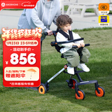 AMORHOME遛娃神器婴儿推车可坐可躺轻便折叠宝宝溜娃折叠小婴儿车橘色pro