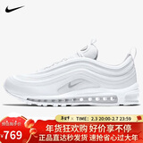 耐克男子休闲鞋AIR MAX 97运动鞋921826-101 白色 41 