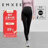 嫚熙（EMXEE）孕妇打底裤春秋季加厚保暖九分大码外穿防走光长裤子女运动瑜伽装