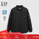 盖璞男装2025秋季新款Logo绗缝翻领按扣羽绒服保暖羽绒外套791909