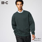 优衣库合作款男装女装宽松卫衣长袖运动衫休闲上衣481040 482310 481040/58深绿色 L