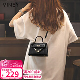 viney牛皮包包女包洋气凯莉包斜挎手提单肩生日情人节礼物送女朋友老婆