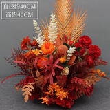 阿宝丽婚庆地排花仿真花艺婚礼现场布置装饰假花路引花交车仪式拍照年会