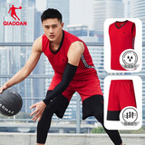 乔丹运动套装男篮球服套装吸湿速干背心短裤运动服球衣