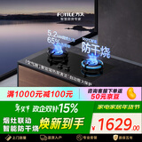 方太燃气灶天然气 家用嵌入式5.2kW*猛火灶 防干烧 可烟灶联动 TEK21