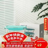 乐扣乐扣（LOCK&LOCK）玻璃保鲜盒套装耐冷耐热冰箱保鲜便当盒 可微波餐盒蓝色2件套