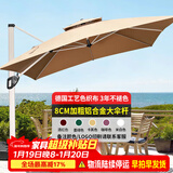 藤朝家具（Teng chao jia ju）藤朝户外遮阳伞庭院伞大太阳伞罗马伞室外露台花园摆摊户外伞 升级特价款|2.5米+300斤水箱