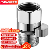 橱卫帮（CVBAB）全铜4分快开直通阀内外丝花洒淋管喷头快捷开关软管止水阀CV-A06