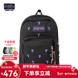 JANSPORT杰斯伯双肩包女男复刻暮光学生电脑包旅行背包书包 4QVBGP6 蘑菇屋-刺绣款