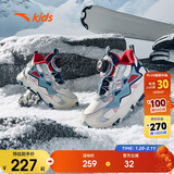 安踏儿童男小童棉鞋冬季舒适保暖儿童运动加绒鞋低帮搭扣A312349902H