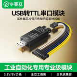 毕亚兹 USB转TTL串口模块 单片机下载器刷机小板 UATR编程异步全双工通讯FIFO工控传输【FT232RNL芯片】