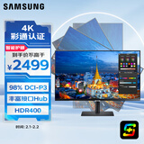 三星（SAMSUNG）27英寸 S80PB 4K IPS 彩通认证 专业设计 显示器 HDR400 Type-C 90w 2022CES奖项LS27B800PXCXXF