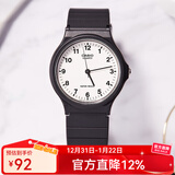 卡西欧手表 学生运动简约石英小黑表 休闲指针防水初高中生手表七夕礼物 MQ-24-7B