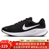 耐克NIKE跑步鞋女透气REVOLUTION 7运动鞋FB2208-003黑白37.5