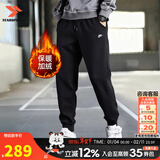 耐克（NIKE）加绒裤子男裤 25冬季新款棉质加厚保暖针织防风跑步运动裤休闲裤 【热销加绒束脚裤】亲肤舒适/刺绣LOGO 现货速发 XL
