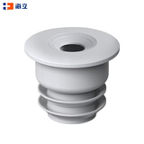 海立厨房下水道防返臭神器封口盖地漏墙排40下水管防臭密封塞圈防溢水