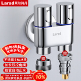 莱尔诗丹角阀一分二 双用角阀 三角阀八字阀洗衣机龙头一进二出LD6017