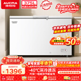 澳柯玛（AUCMA）375升单温冷柜家用商用卧式冰柜雪糕柜 冷藏柜冷冻柜顶开门冰箱一级能效 BC/BD-375HNE 以旧换新
