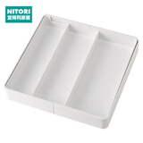 NITORI宜得利家居 日式厨房用品收纳固定可伸缩整理托盘白色 WH N BRANC 纵横可伸缩整理托盘 WH N BRANC