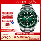 海鸥手表机械表海洋Pro系列300M防水国表潜水腕表1210 816.92.1210（表盘直径44mm）