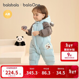 巴拉巴拉童装婴儿连体羽绒服连体衣宝宝衣服2025冬装哈衣爬服萌趣男童女童