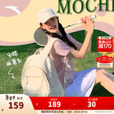 安踏（ANTA）麻薯包 男女夏季潮流双肩包电脑包学生书包校园经典复古帆布包 浅米白【24L】 均码（约24L）