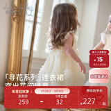 戴维贝拉女童连衣裙夏装儿童网纱公主裙周岁宝宝生日礼服裙子童装