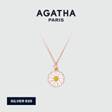 AGATHA/瑷嘉莎 雏菊微笑系列项链女士 38女神节生日礼物送女友高级感