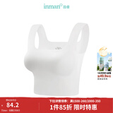 茵曼（INMAN）小花瓣薄款无痕内衣2025夏季女装新款软支撑聚拢固定杯文胸罩 白色-2842001 均码