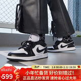 耐克NIKE休闲鞋男女熊猫AJ 1乔丹JORDAN 1运动鞋DC0774-101黑白38