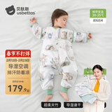 贝肽斯婴儿睡袋防惊跳夏季空调房薄款小孩子儿童睡袋0-3岁保护肚子着凉 夏天（前6后4 20-25℃）灵鹿 S码6-18个月 建议身高60-85cm